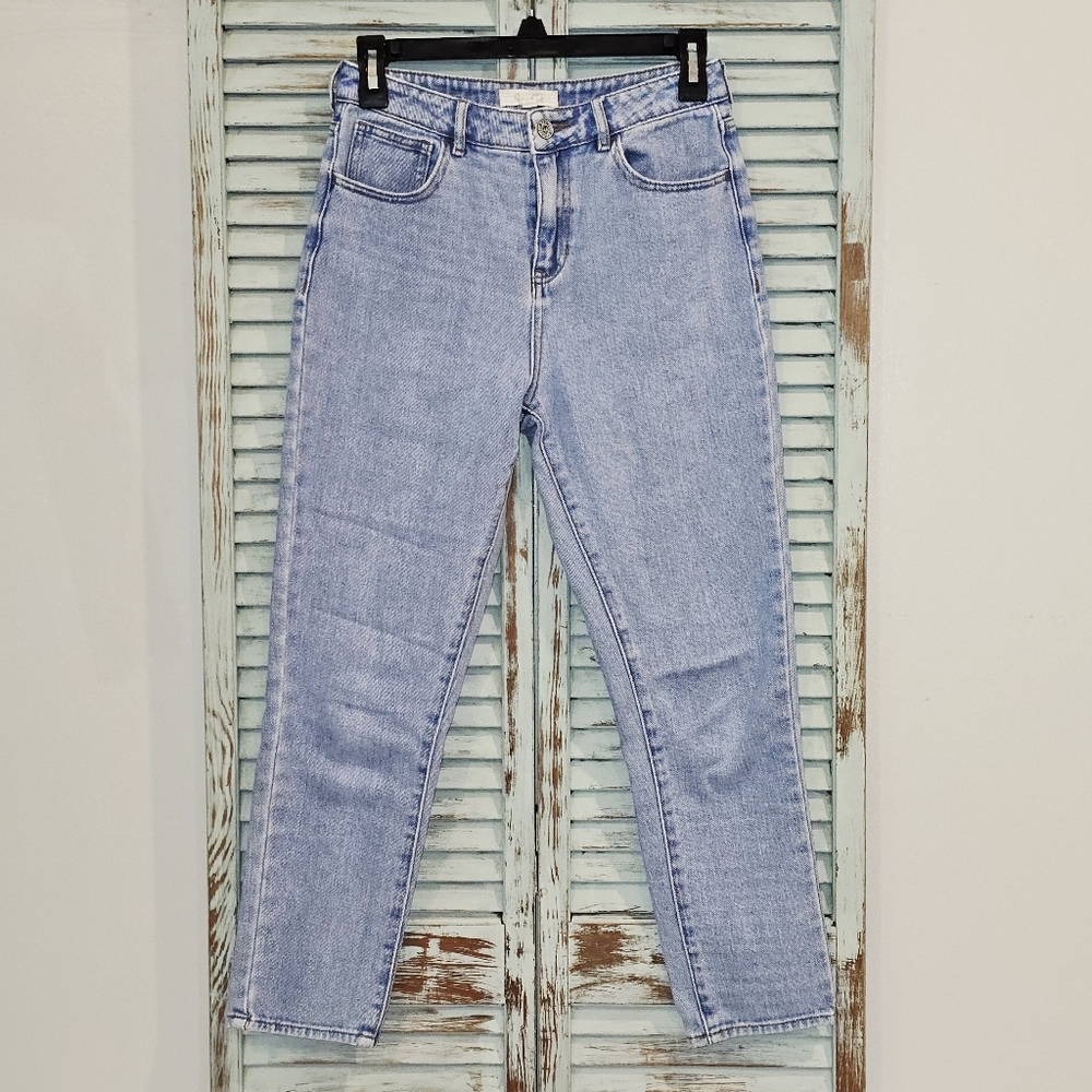 JOHN GALT CASUAL TAPERED JEANS Womens Size 25 Light Wash Denim Preppy School